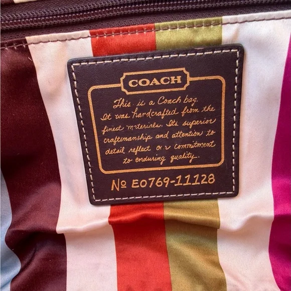 ❌SOLD❌Coach Legacy Leigh 11128 66th Anniversary Vachetta Leather Turnlock - Picture 5 of 16